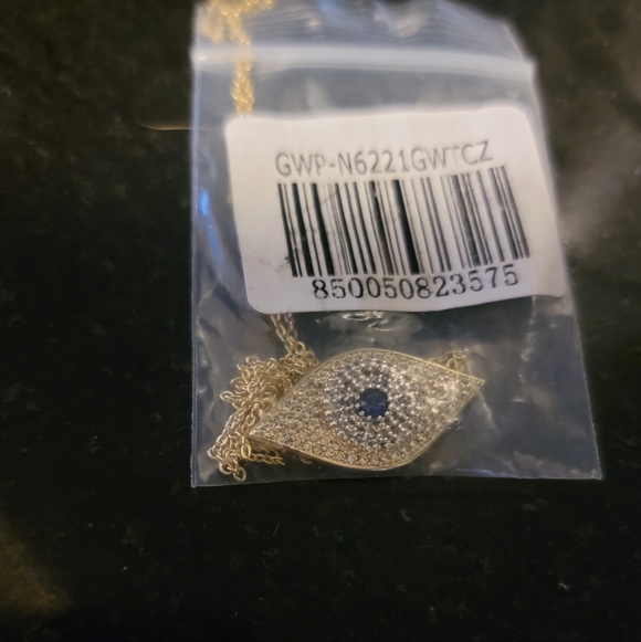 Melinda Maria Gold Necklace with Blue Evil Eye Necklace 79 Ring 52 Price For 1 - Picture 4 of 17